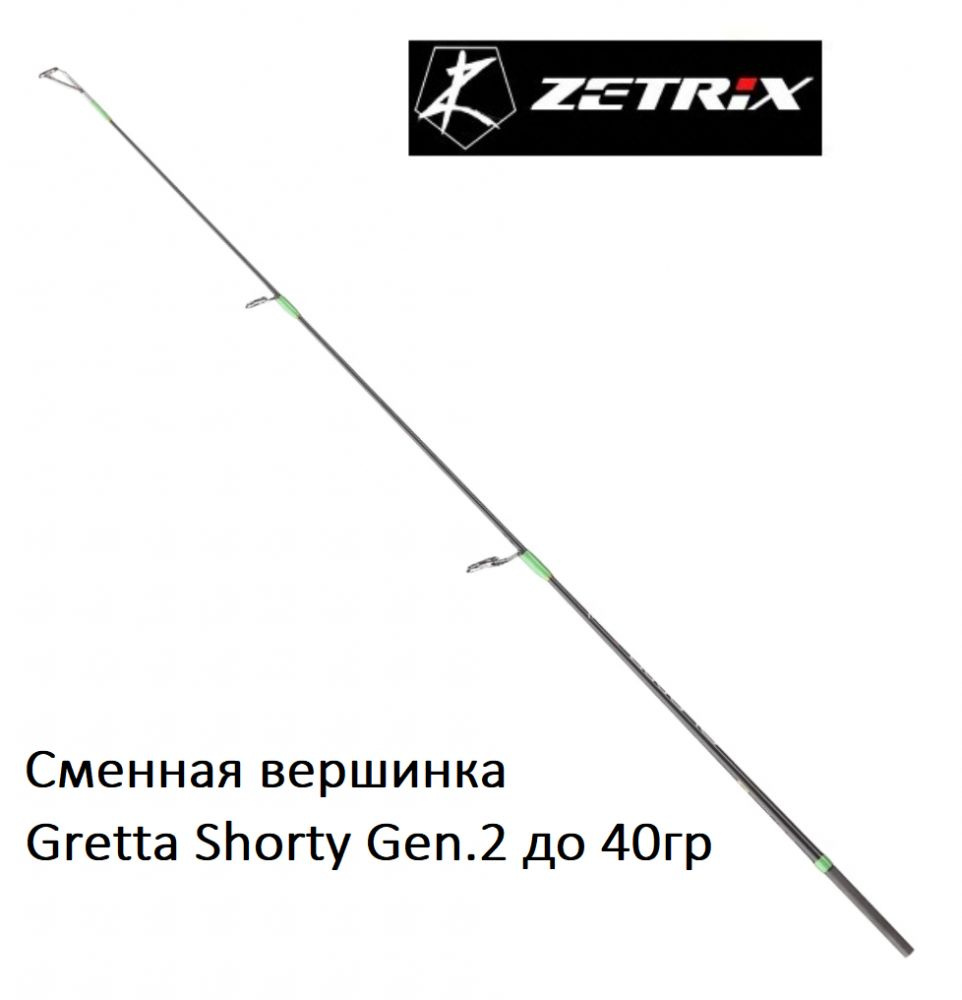 Сменный хлыст Zetrix Gretta Shorty ZGT-58HH GEN2 TIP, тест до 40гр / Вершинка для зимней удочки Зетрикс #1