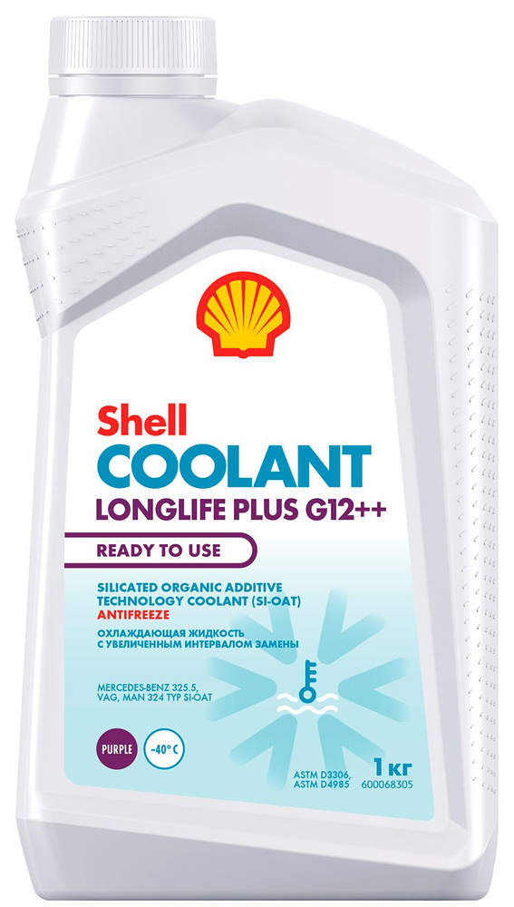 Антифриз SHELL Coolant Longlife G12++ Ready to Use кан. 1 кг #1