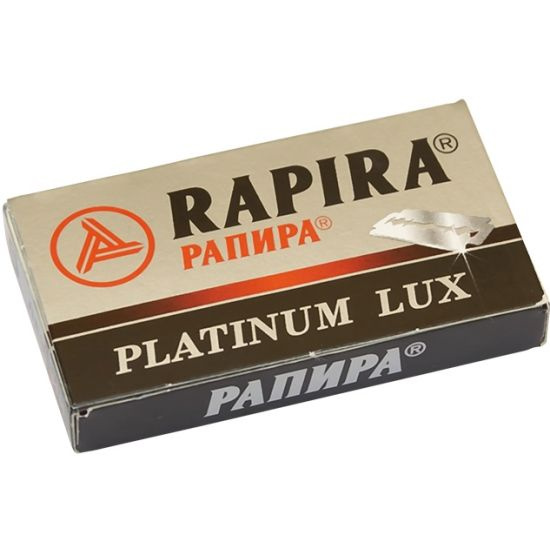 Сменные лезвия классические Rapira Platinum Lux, с платиновым напылением, 3х5 шт  #1