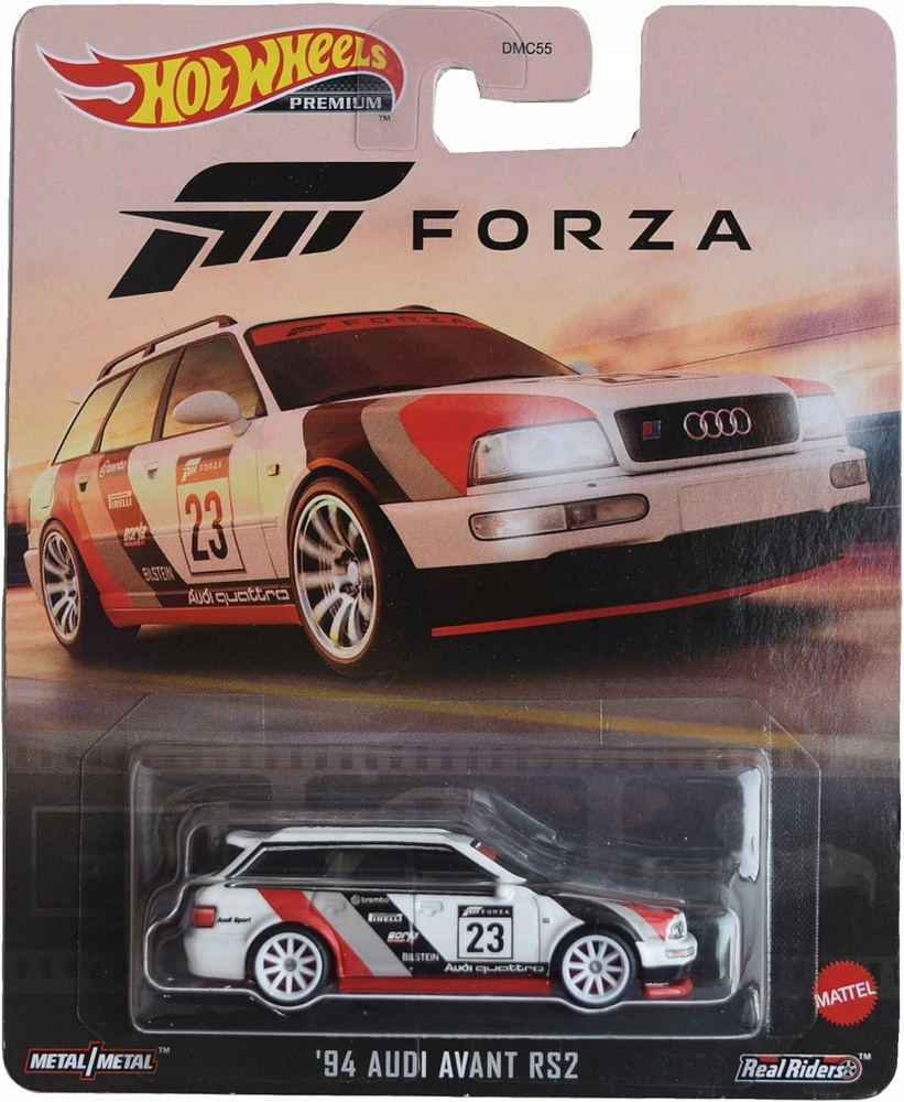 Коллекционная Premium машинка Hot Wheels '94 Audi Avant RS2 White (коллекция 2023 Replica Entertainment #1