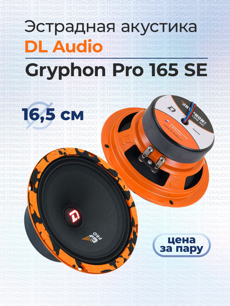 DL Audio Колонки для автомобиля Gryphon Pro 165 SE_165, 16.5 см (6.5 дюйм.)  #1