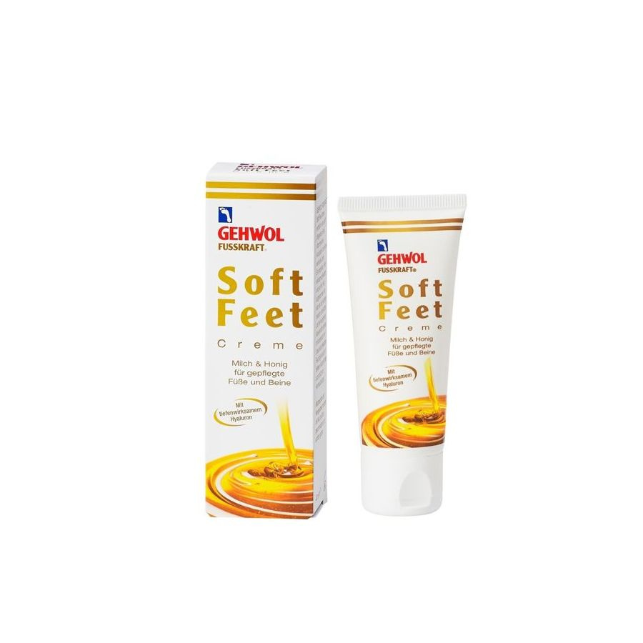 Gehwol Fusskraft Soft Feet Cream - Шелковый крем Молоко и мед с гиалуроновой кислотой 40 мл  #1