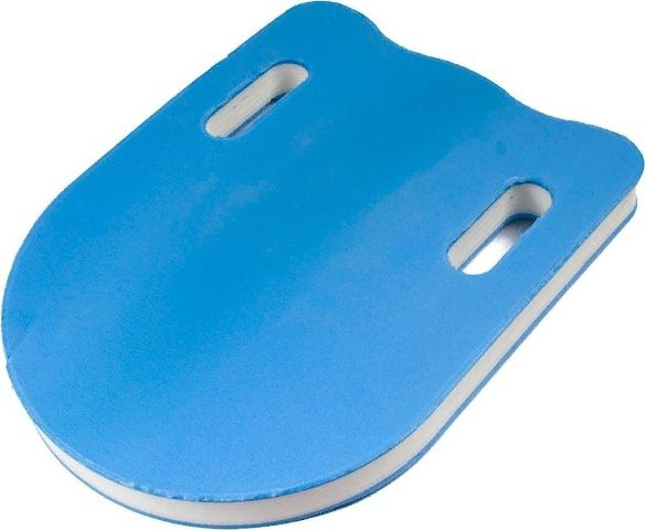 Доска для плавания MPSport / МПСпорт 01-41 повышенной плавучести с ручками, пенополиэтилен голубого цвета, #1