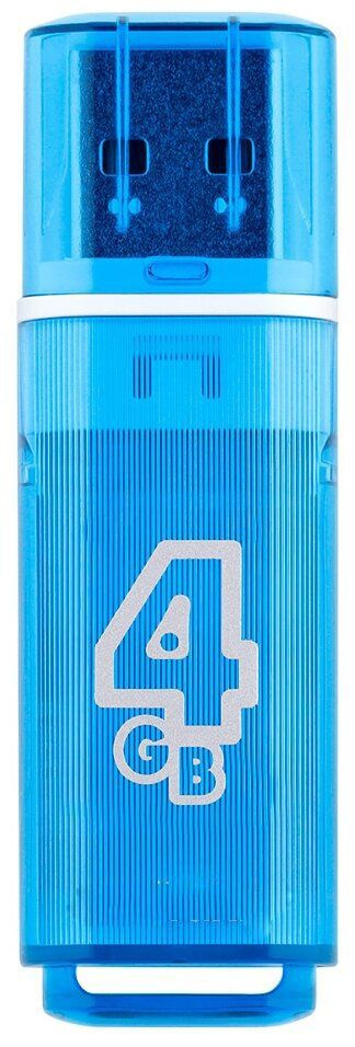 USB флэш-накопитель 4GB GLOSSY SERIES BLUE #1