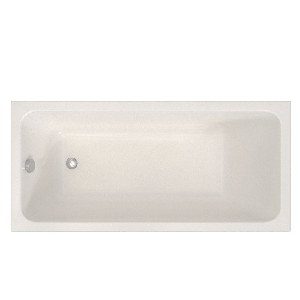 Акриловая ванна Радомир Дижон 160х70 на металлическом каркасе, слив перелив, фронтальная панель  #1