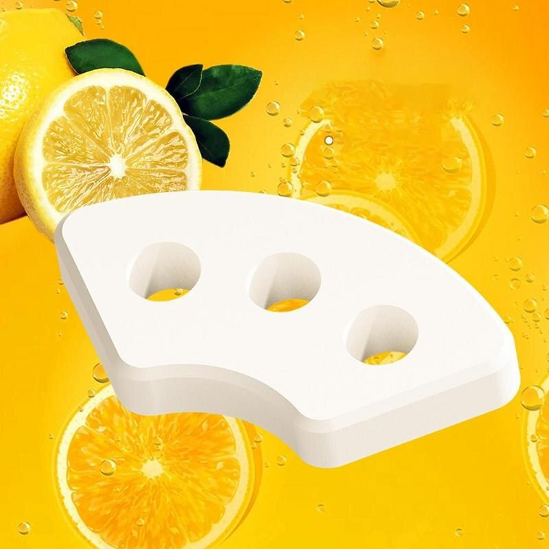 Ароматизатор для бесконтактного ершика для унитаза со сменными насадками, набор 3 штуки, лимон и лаванда #1