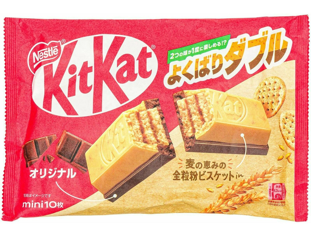 Мини-батончики KitKat Mini Cracker со вкусом Крекера (Япония), 92,8 г  #1