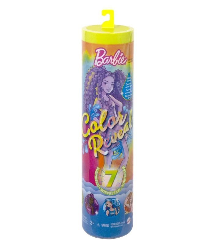 Кукла Barbie Color reveal Барби Сюрприз В свете неона HDN72 (Neon Tie-Dye)  #1