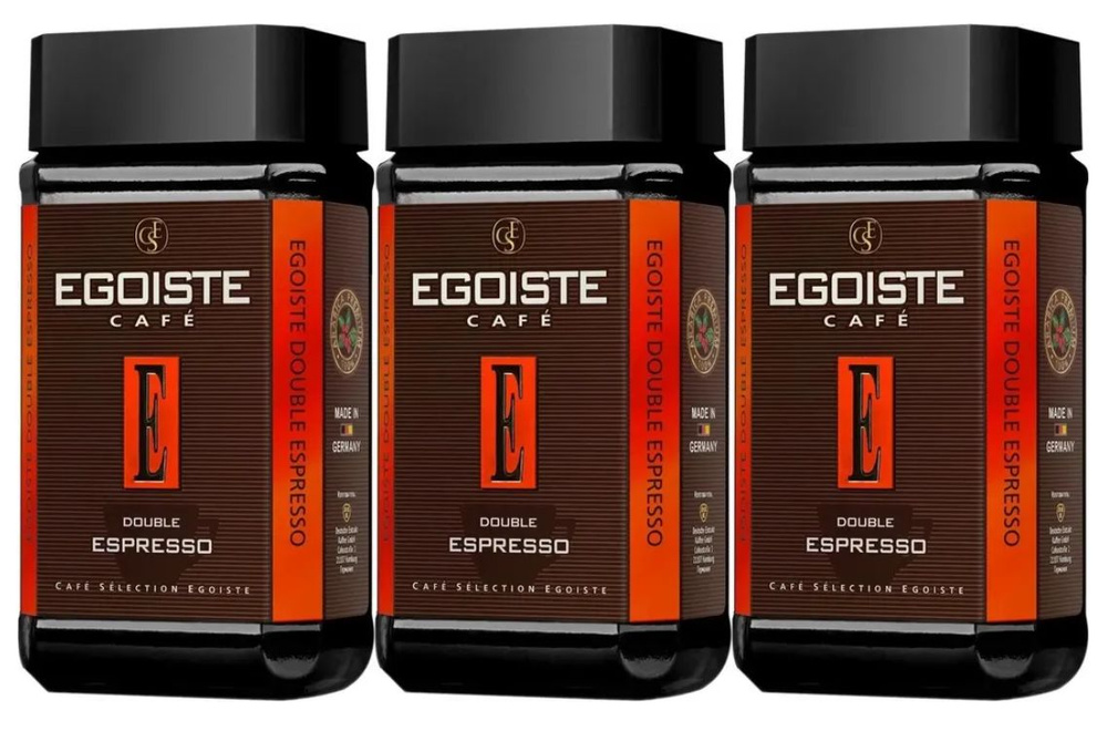 Кофе растворимый Egoiste Double Espresso, 100 гр. ст., 3шт #1
