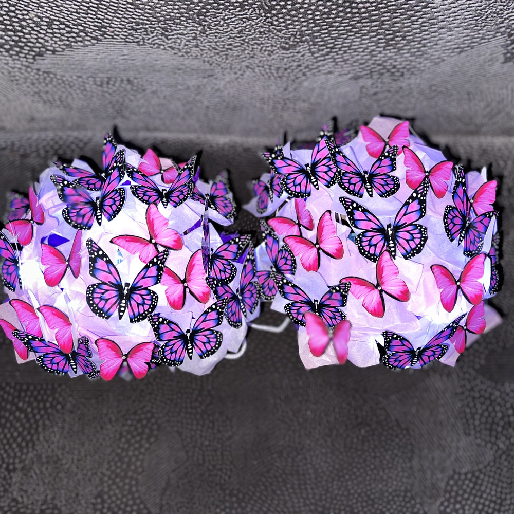 готовый !светящийся букет из бабочек - купить с доставкой по выгодным ...