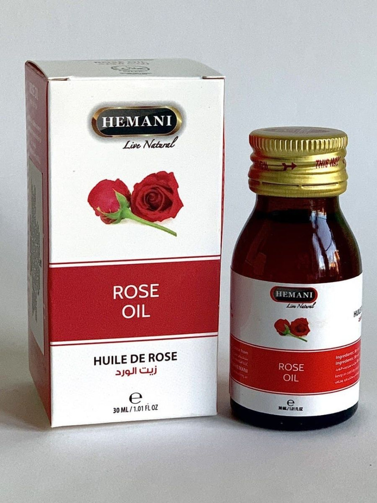 Hemani Натуральное масло розы, 30 мл #1