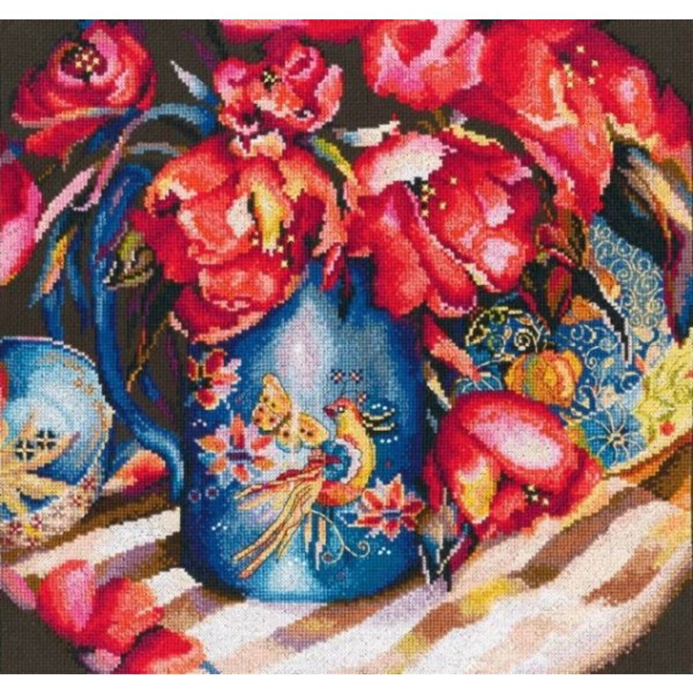 Набор для вышивания RTO / вышивка "Тюльпаны Востока" / 35.5х33 см  #1