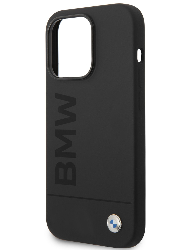 Чехол BMW Liquid silicone MagSafe на Apple iPhone 15 Pro / для Айфон 15 Про силиконовый Soft-touch, с #1