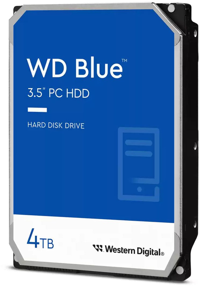 4 ТБ Внутренний жесткий диск Western Digital 4tb Sata Iii Wd Blue Wd40ezax купить по 8465