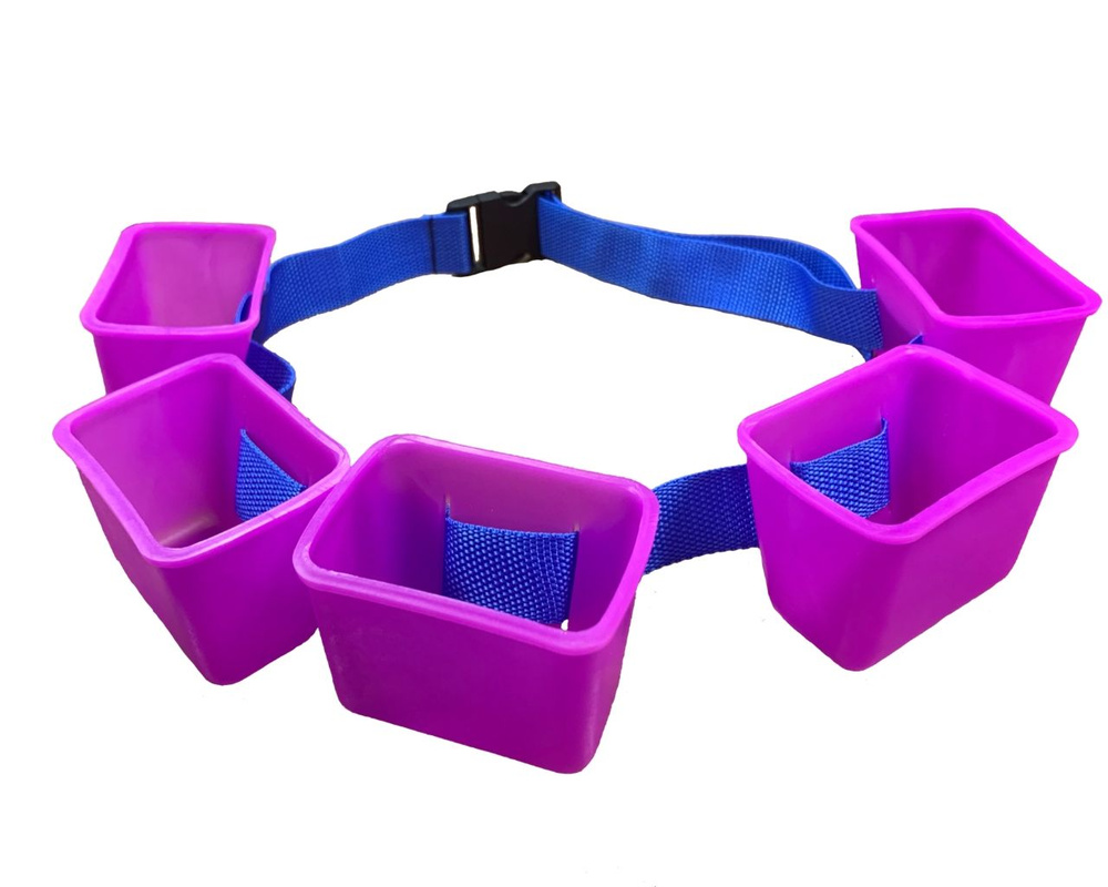 Пояс тормозной Flat Ray Break Belt для плавания, цвет Фиолетовый.  #1