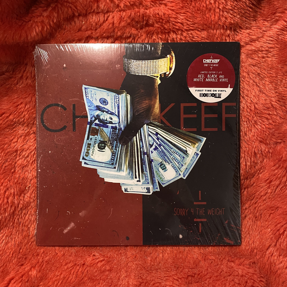 2000 шт в мире! Цветной делюкс-винил Chief Keef - Sorry For The Weight