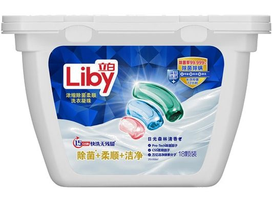 Капсулы для стирки Liby 3в1 Antibacterial & Softener #1