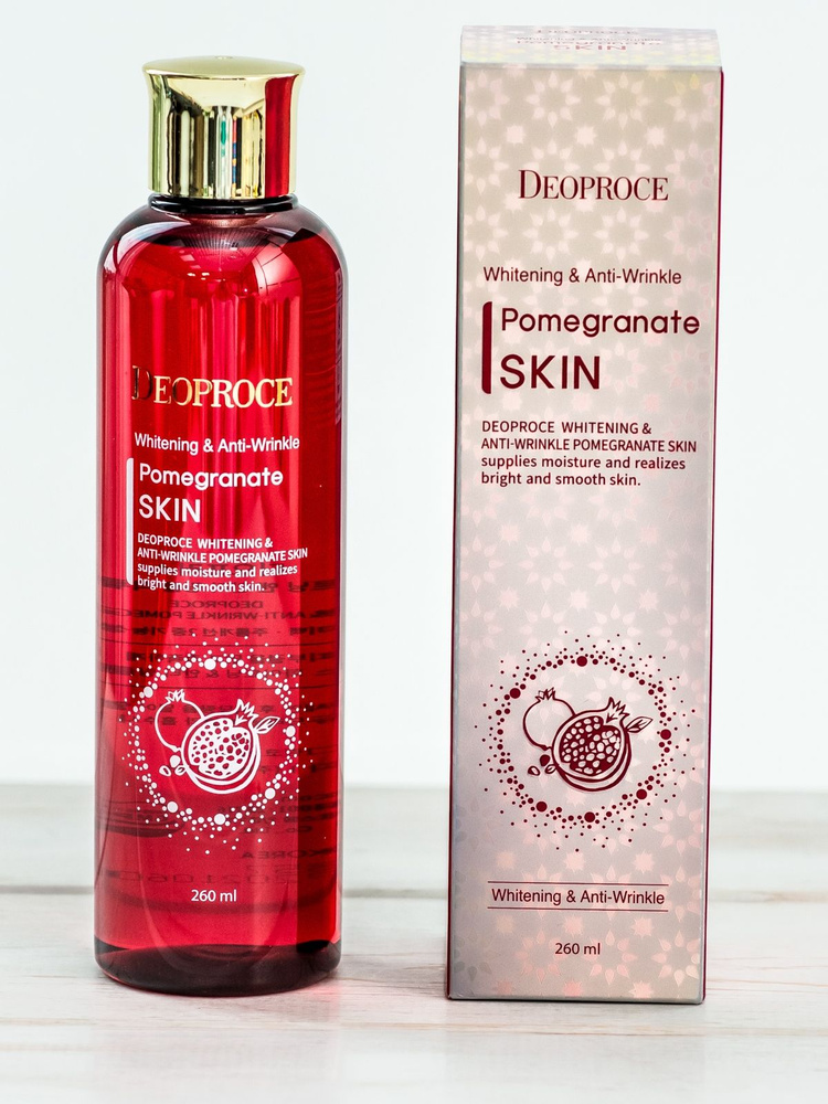 DEOPROCE/Тоник WHITENING AND ANTI-WRINKLE POMEGRANATE SKIN 260ml #1