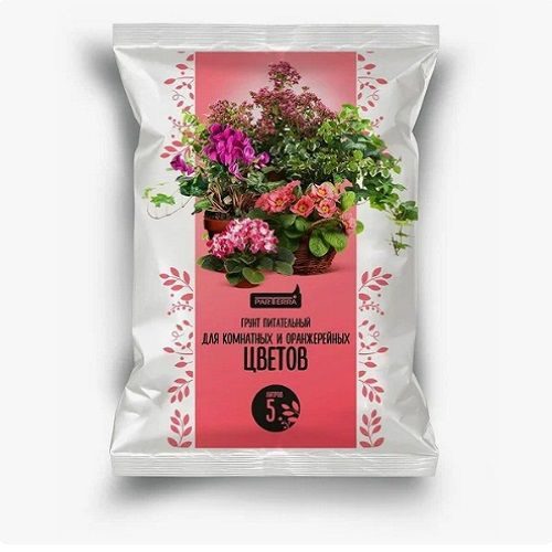 Грунт питательный для комнатных и оранжерейных цветов 5 л - купить по ...