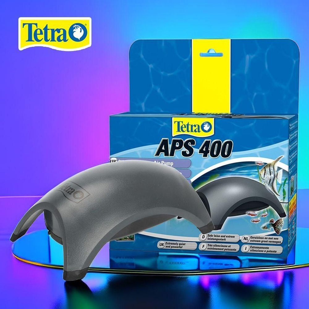 Компрессор для аквариума Tetra APS 400 л, один выход, черное - купить с ...