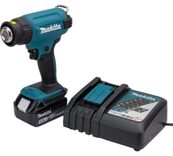 Фен технический аккумуляторный MAKITA DHG180RT1J #1