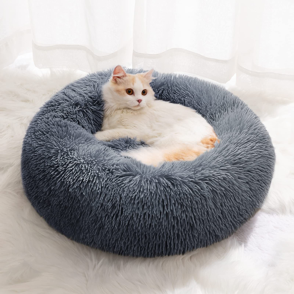 Лежанка для кошек, для собак, для котят, лежак для животных пушистая ...