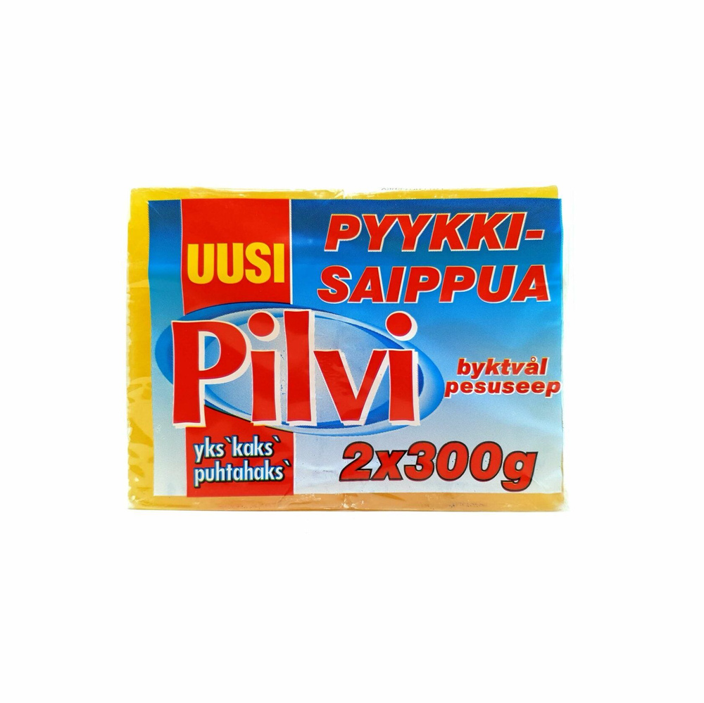 Мыло хозяйственное кусковое PILVI 2*300 гр. #1