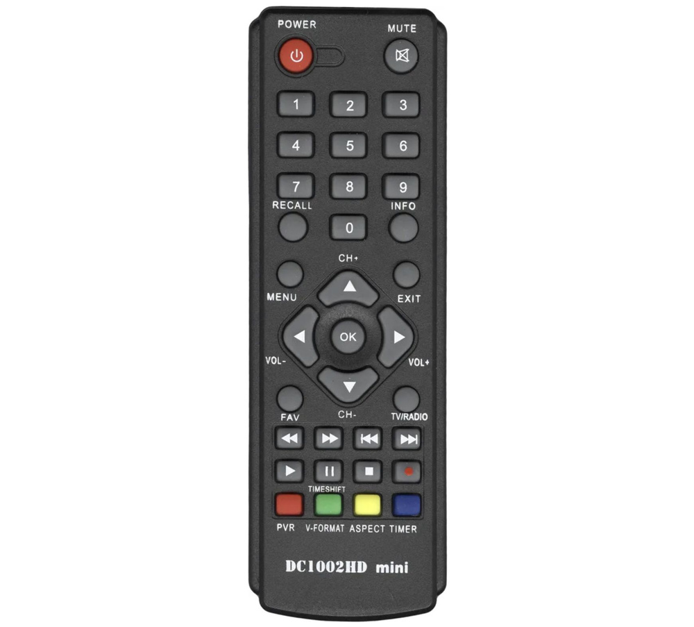 Пульт для DVB-T2 ресиверов и приставок D-Color DC1002HD mini / DC801HD / DC811HD и др.  #1