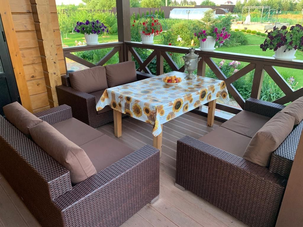 Диван из искусственного ротанга Майами 2х местный - купить с доставкой ...