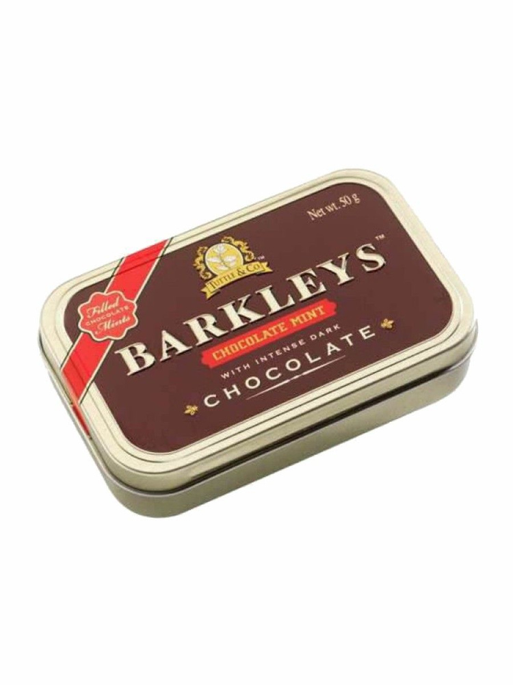 Леденцы Barkleys Mints драже шоколадное мята, 3шт. по 50гр #1