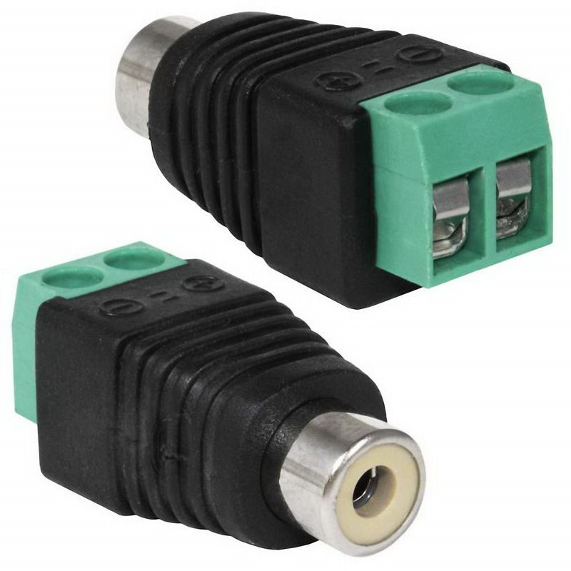 Разъем гнездо RCA (мама) с клеммной колодкой - купить с доставкой по ...