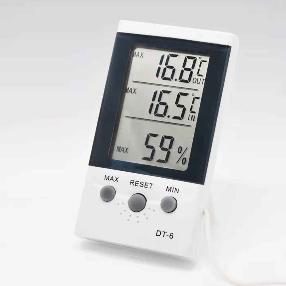 Термогигрометр Ringder DT-6 с многофункциональный с двумя датчиками, температура и влажность  #1