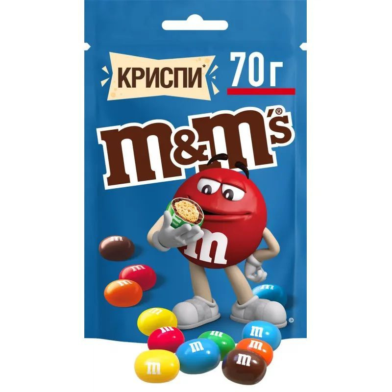 m&m's Драже Криспи 70 гр - 2 шт #1