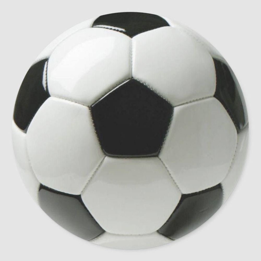 Футбольный мяч Футбольный мяч размер 5, 5 размер, белый, черный  #1