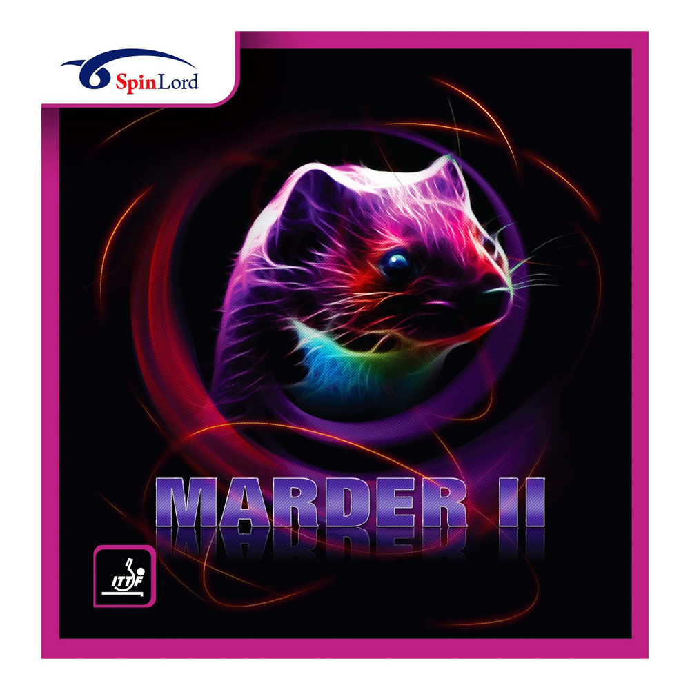 Накладка Spinlord Marder II, красная 2.0, гладкая #1