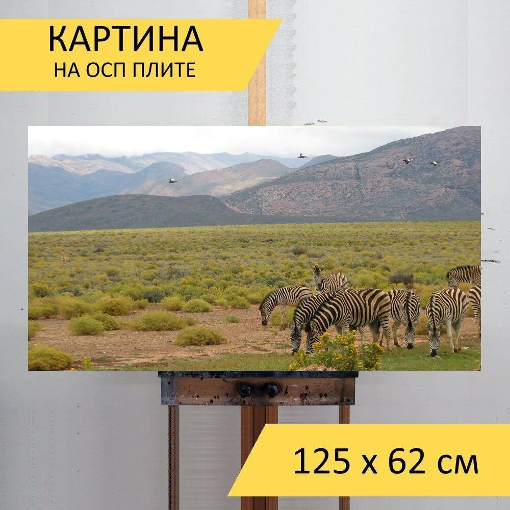 LotsPrints Картина "Южная африка, сафари, дикая природа 11", 125 х 62 см  #1