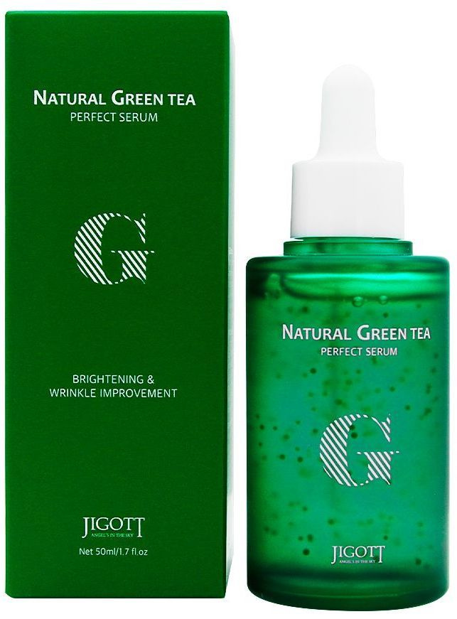 JIGOTT Сыворотка для лица ЗЕЛЕНЫЙ ЧАЙ Natural Green Tea Perfect Serum, 50 мл  #1