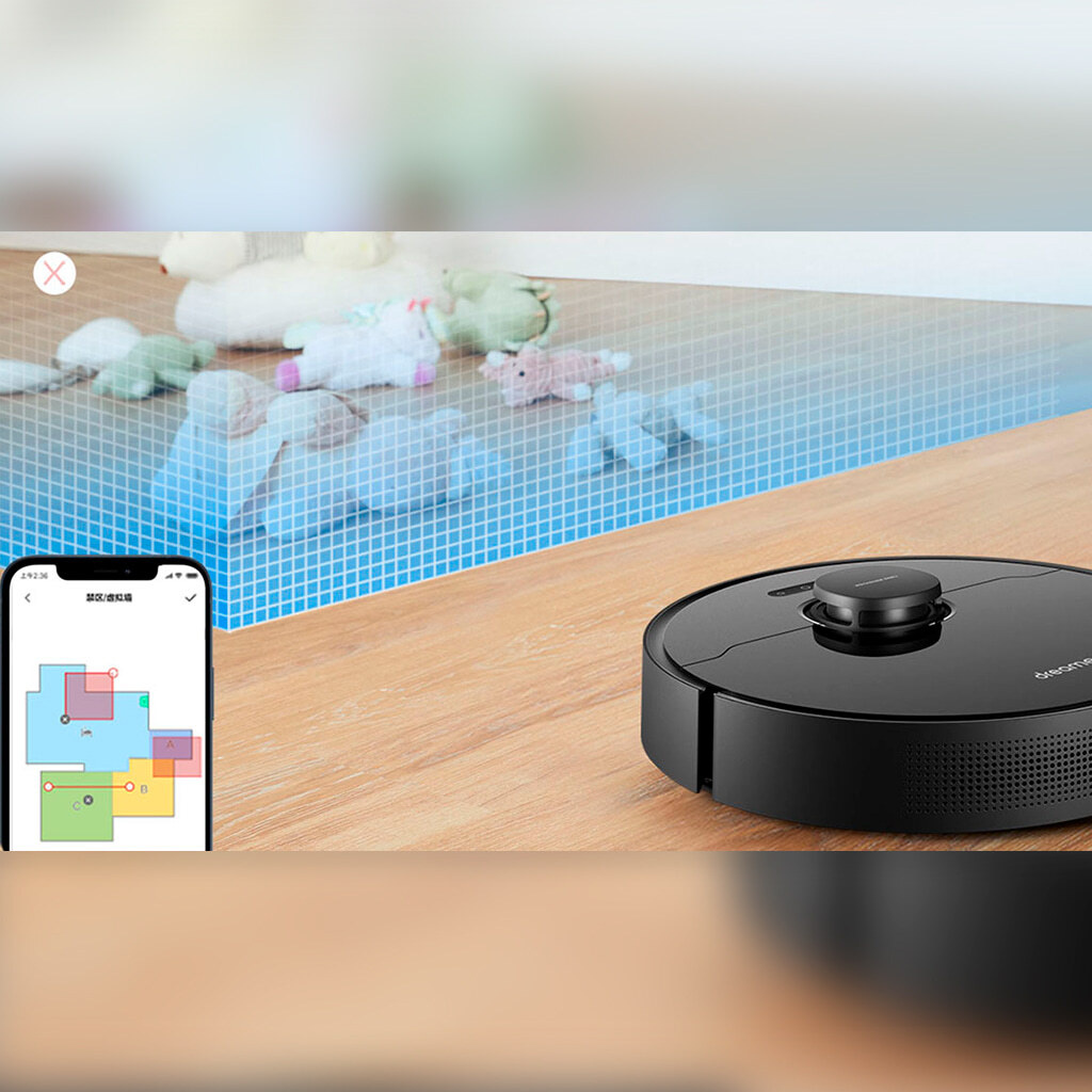 Настройка виртуальных стен для робота-пылесоса Dreame Bot L10 Pro