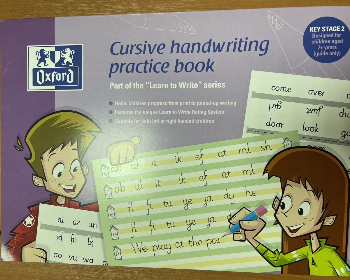 Children Cursive Writing Practice Book