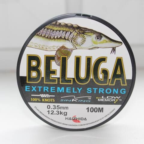 Монофильная леска для рыбалки Balsax Beluga Extremely Strong, 100 м, 0,35 мм, тест 12,3 кг.