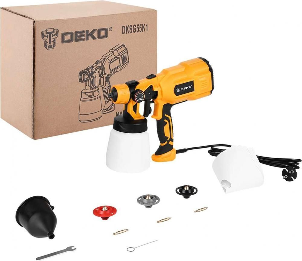 Электрический краскопульт DEKO DKSG Сетевые краскопульты купить по ...