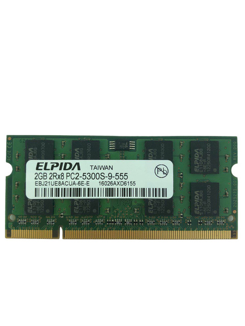 Elpida DDR2 2GB 667 MHz SO DIMM PC2 5300S2 OZON 240772364