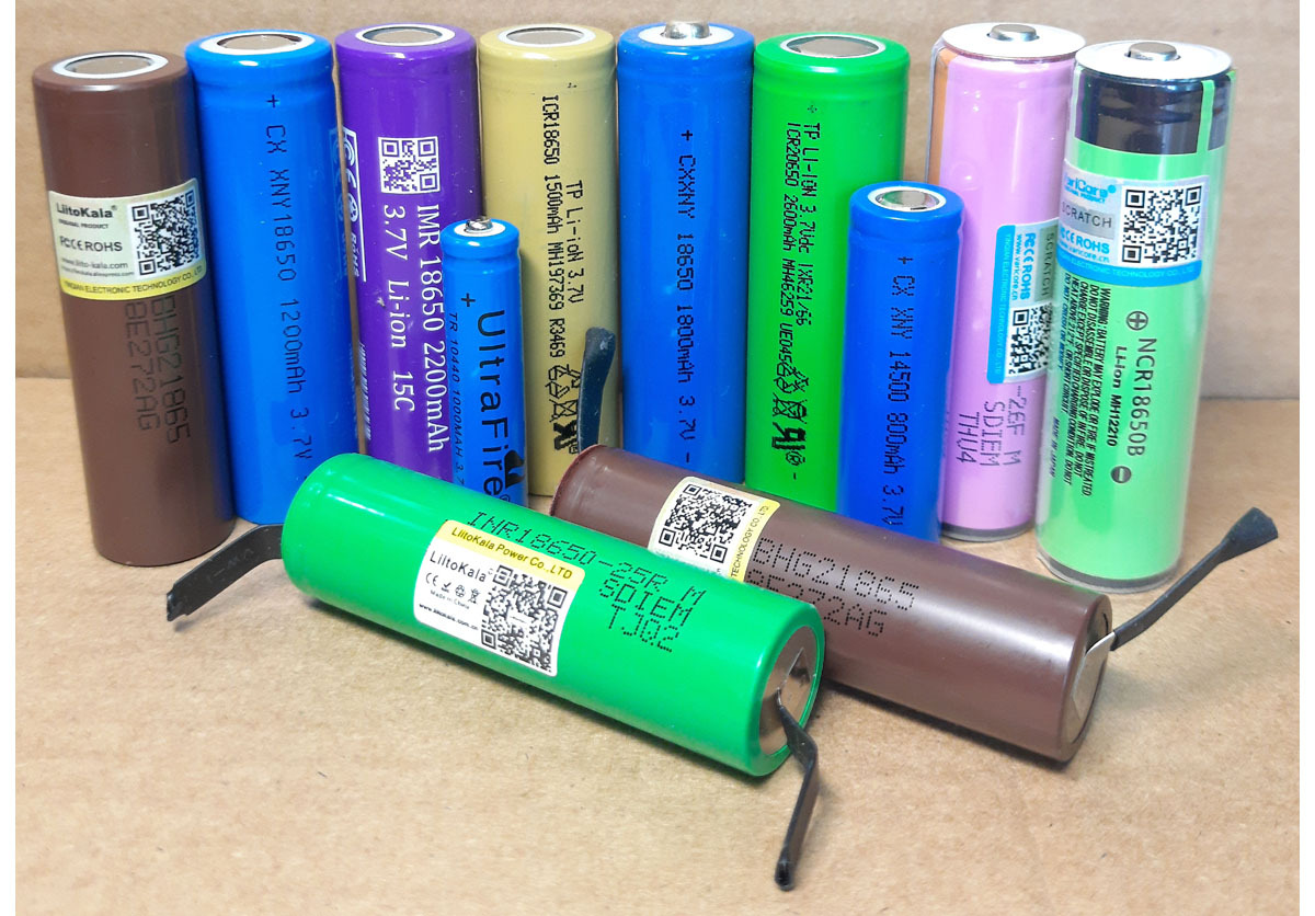 Аккумулятор 18500 Li-ion, 3.7V, 2000mAh, 2шт - купить с доставкой по ...