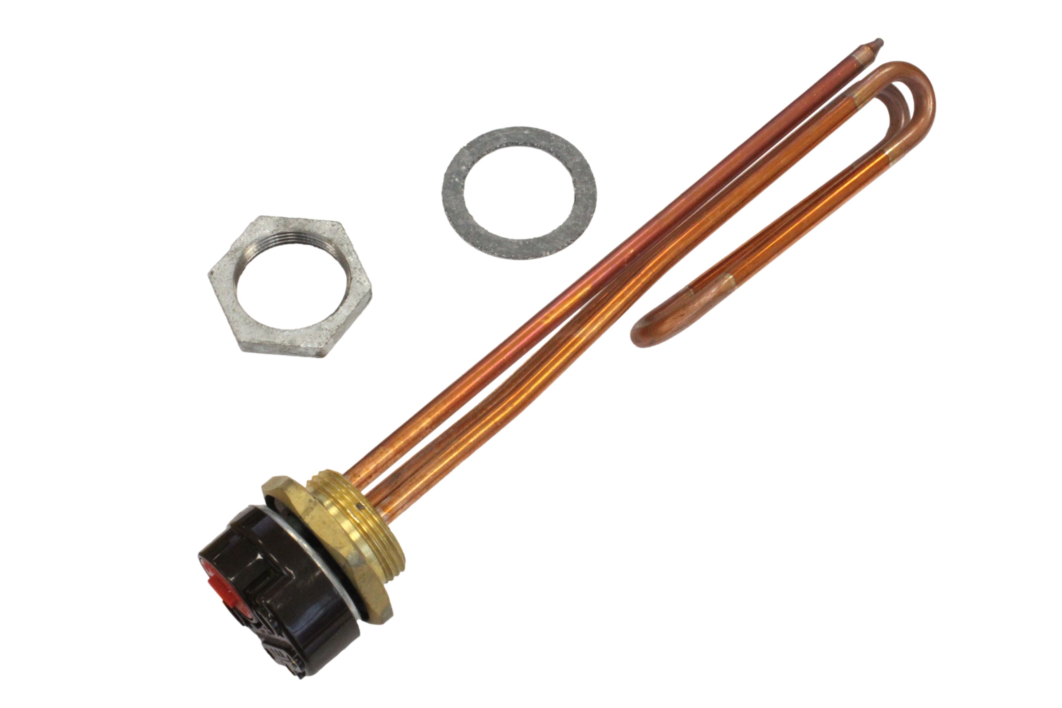 ТЭНRDT2500Втстерморегуляторомтип"Ariston"резьбаG11/4(D-42мм)вкомплектесгайкойипрокладкой