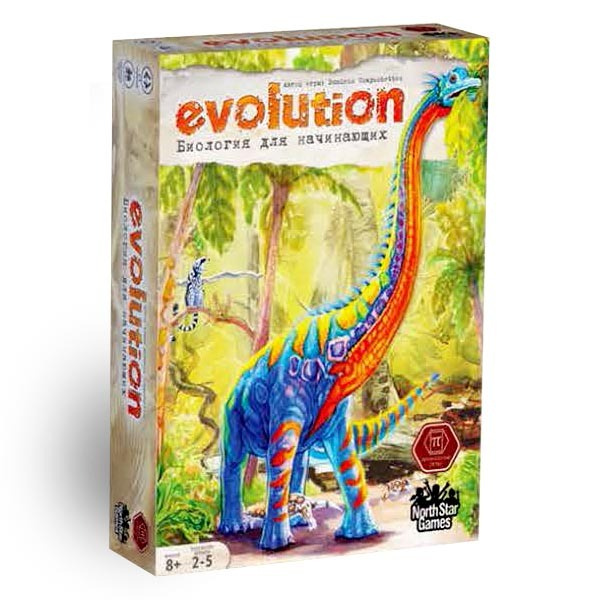 Настольная игра Правильные игры "Эволюция. Биология для начинающих"  #1