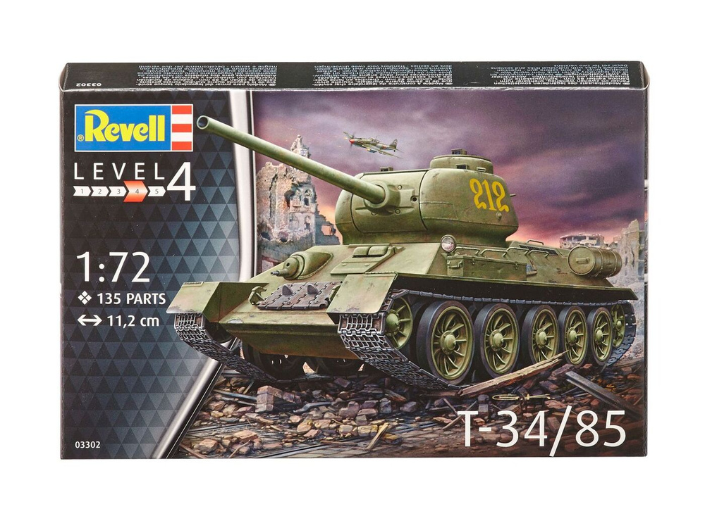 Модель для сборки Revell Советский средний танк T-34/85, 03302 #1