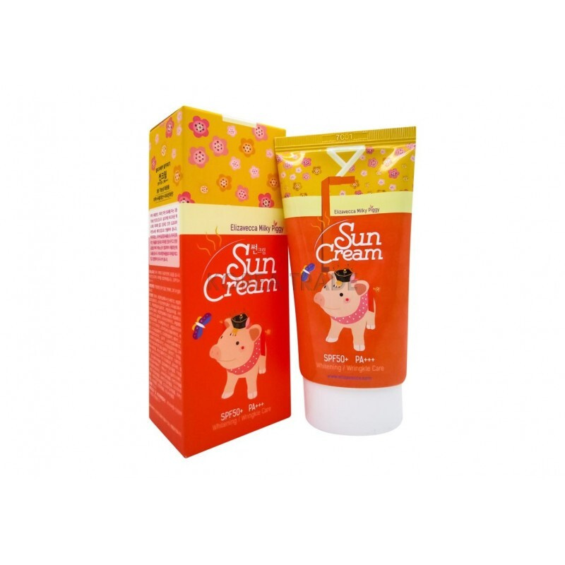 Elizavecca Солнцезащитный крем Milky Piggy Sun Cream SPF50+ PA+++ #1