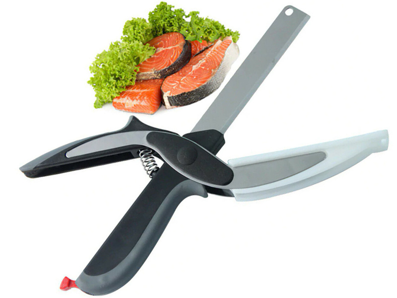 Кухонные ножницы Magical Scissors для ровной нарезки продуктов при приготовления пищи  #1