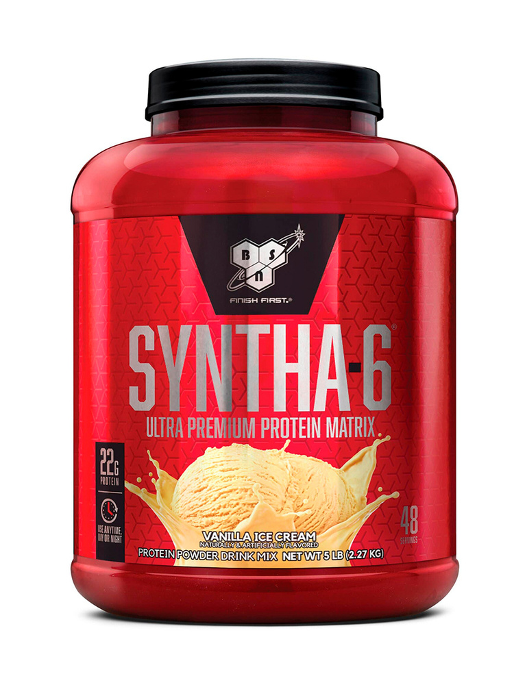Многокомпонентный протеин BSN Syntha-6 2,27 кг Ванильное Мороженое  #1