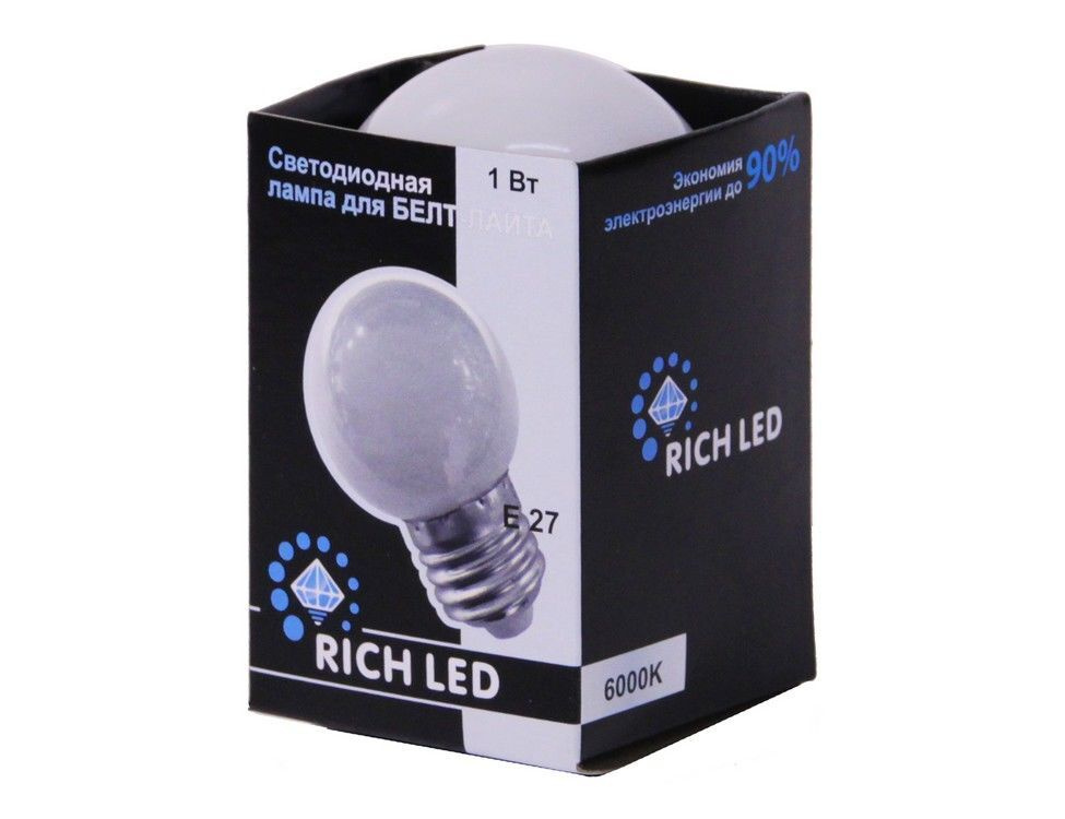 RICH LED Электрогирлянда Нить, 1 м #1